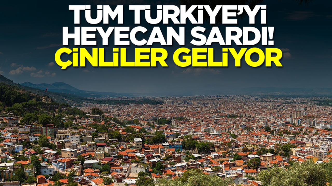 O şehrimizde herkes heyecanlı! Çinliler geliyor