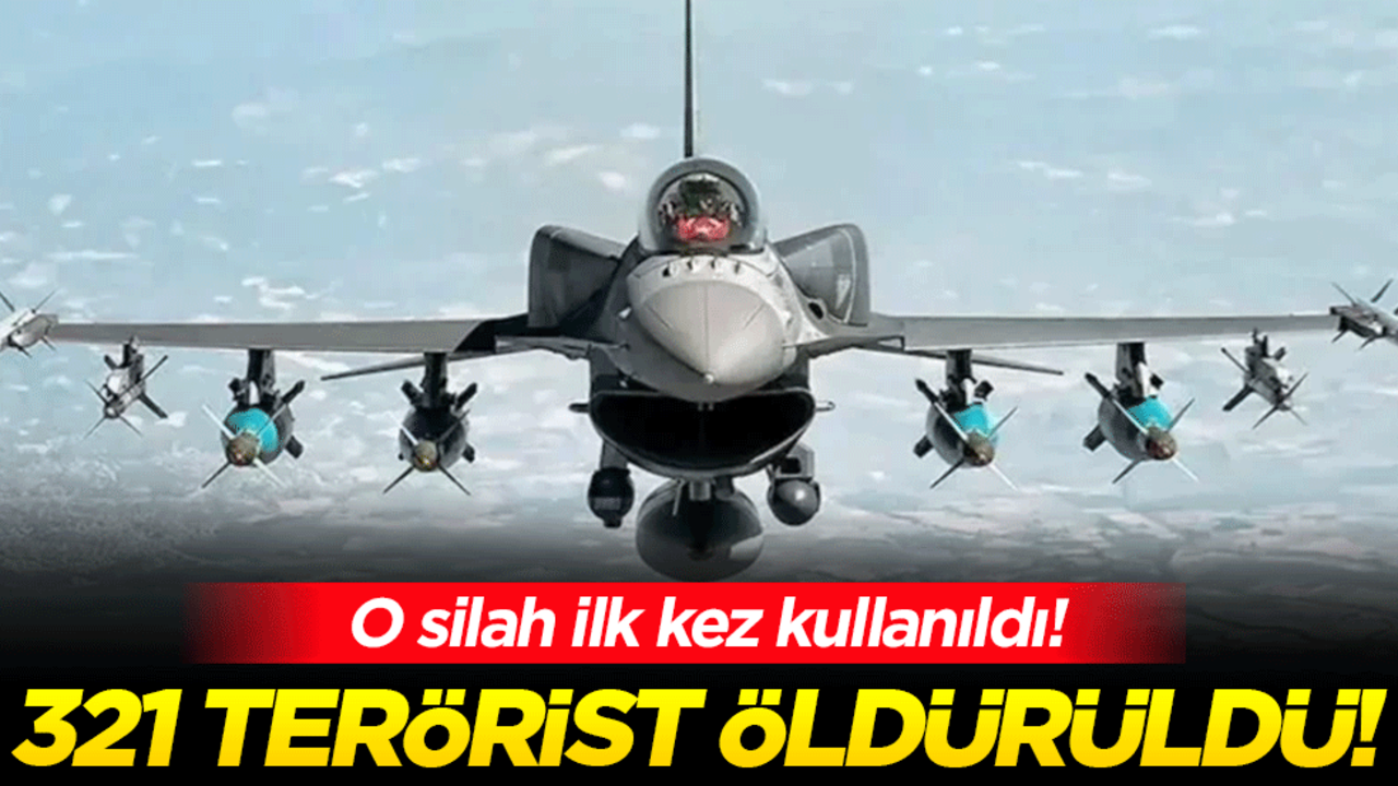 O silah ilk kez kullanıldı: 321 terörist öldürüldü!