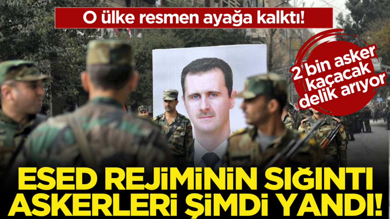O ülke resmen ayağa kalktı! Esed’in sığıntı askerleri şimdi yandı