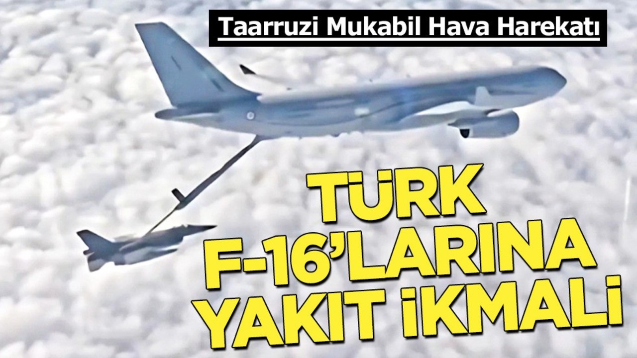 O ülke Türk F-16’larına yakıt ikmali için resmen görevine başladı! Türkiye'den duyuruldu!