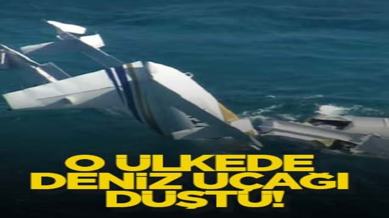 O ülkede deniz uçağı düştü!