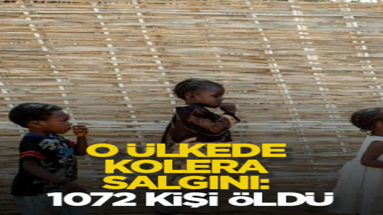 O ülkede kolera salgını: 1072 kişi öldü