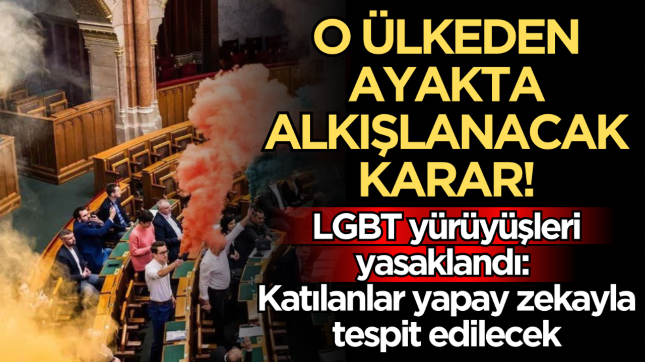 O ülkeden ayakta alkışlanacak karar! LGBT yürüyüşleri yasaklandı: Katılanlar yapay zekayla tespit edilecek