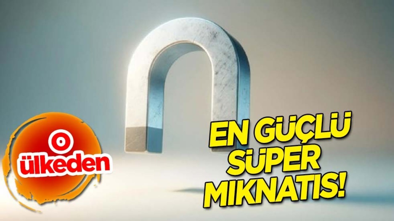 Çin'de en güçlü süper mıknatıs! Müjdeyi verdi: Amerika ve Fransa ile rakip! Dünya gündemine oturdu!
