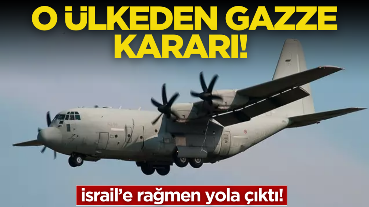 O ülkeden Gazze kararı! İsrail’e rağmen yola çıktı