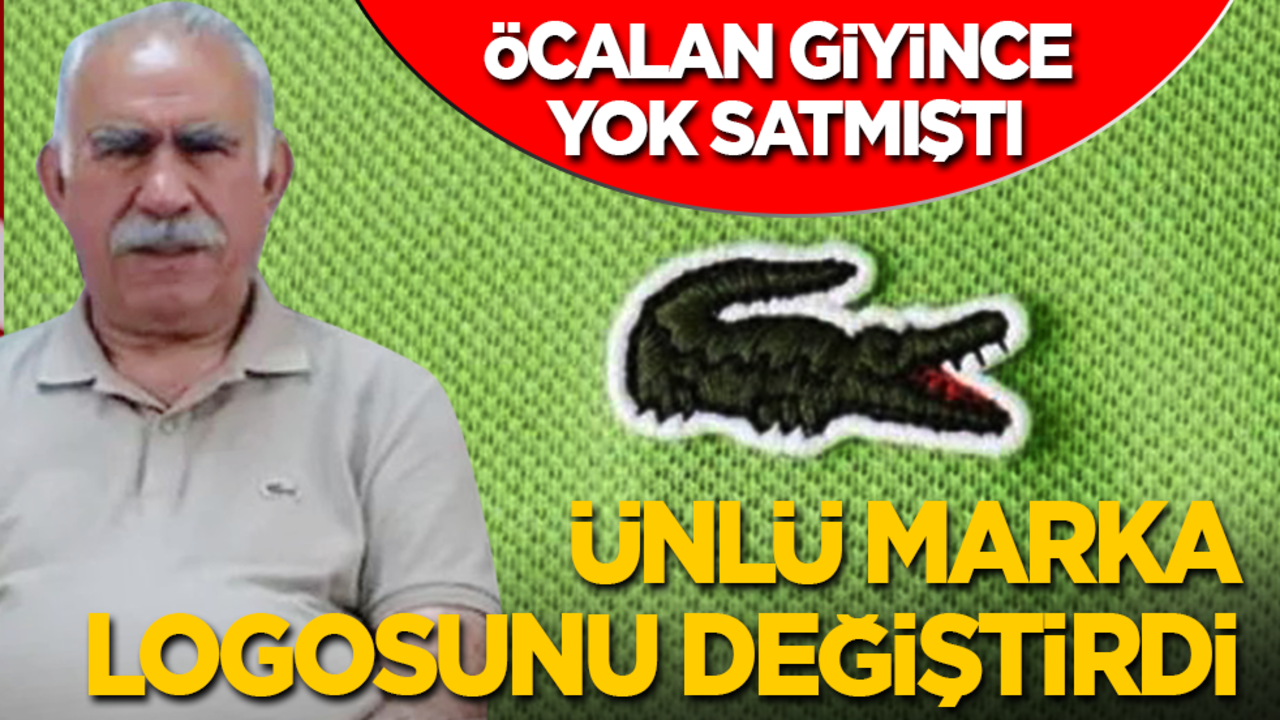 Öcalan giyince yok satmıştı: Ünlü marka logosunu değiştirdi!