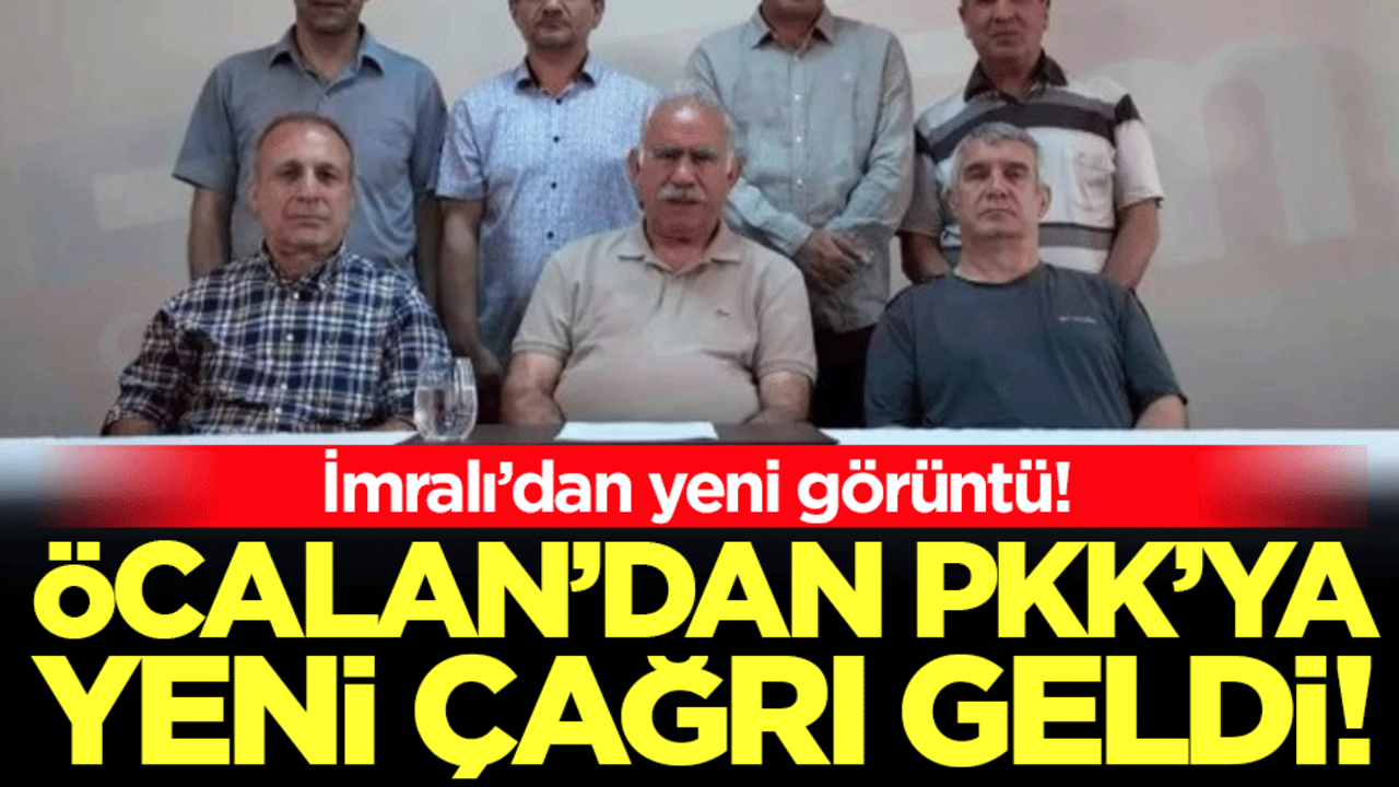Öcalan PKK'ya seslendi! Hapisten yeni fotoğraf paylaşıldı!