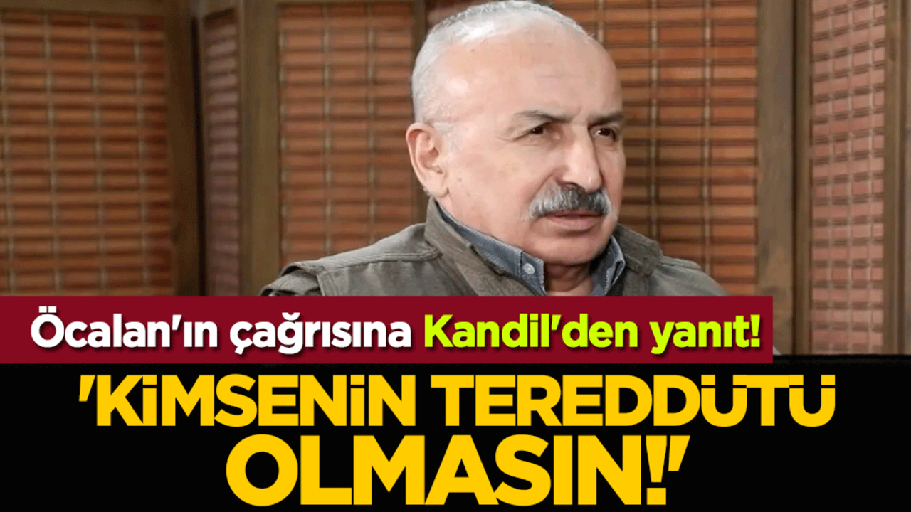Öcalan'ın çağrısına Kandil'den yanıt! 'Kimsenin tereddütü olmasın!'
