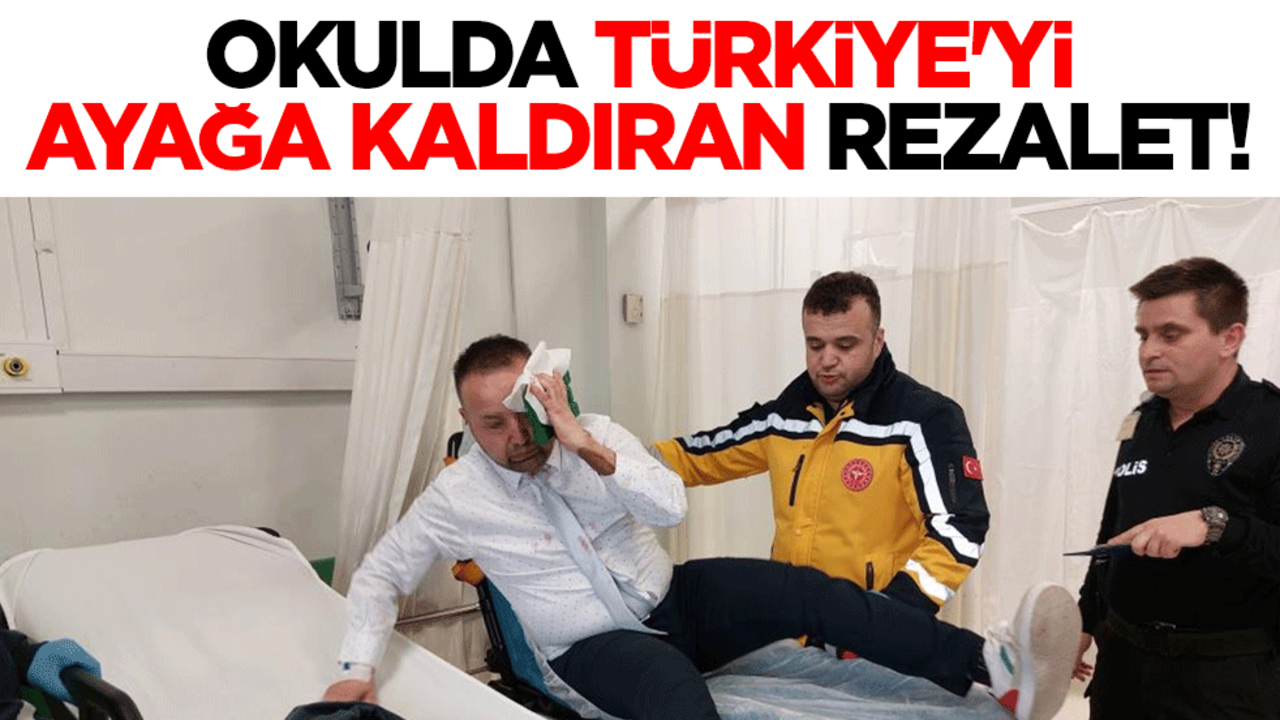 Okulda Türkiye'yi ayağa kaldıran rezalet! Önce öğrenciyi bıçakladılar sonra öğretmene saldırdılar