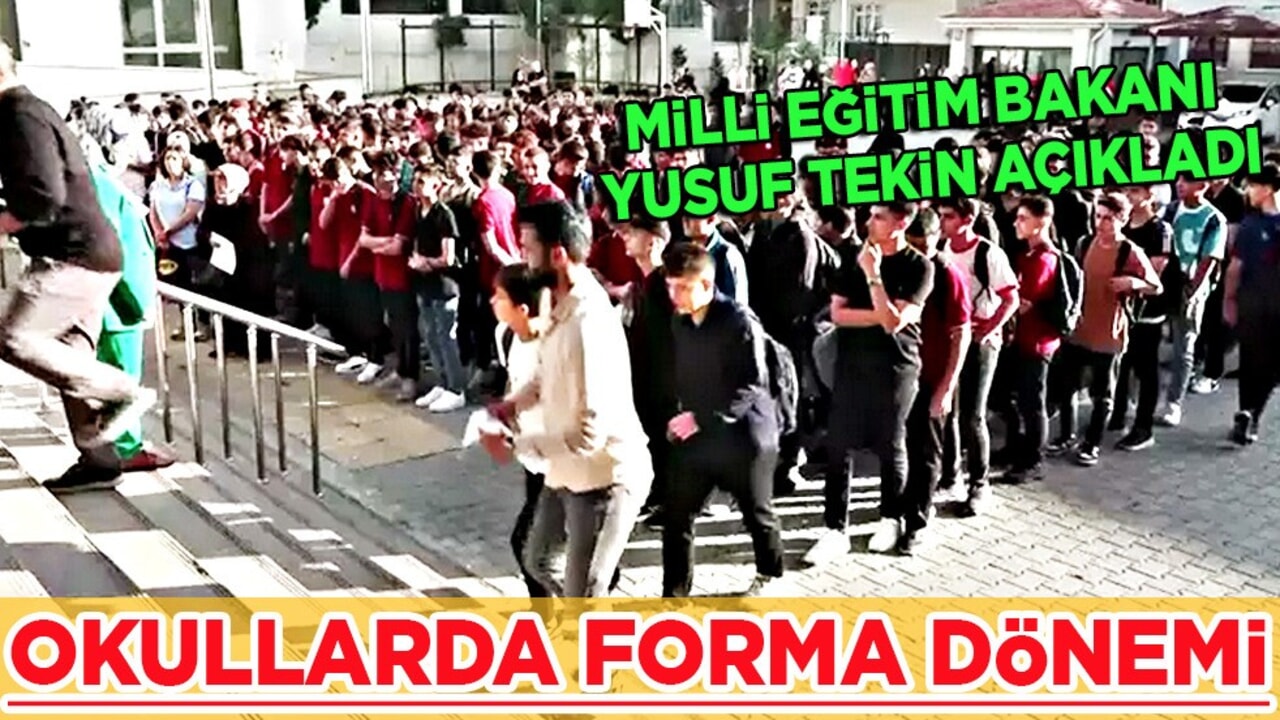 Okullarda forma dönemi geri dönüyor: 2025 - 2026 yılı olacak! En az 4 yıl değiştirilmeyecek!