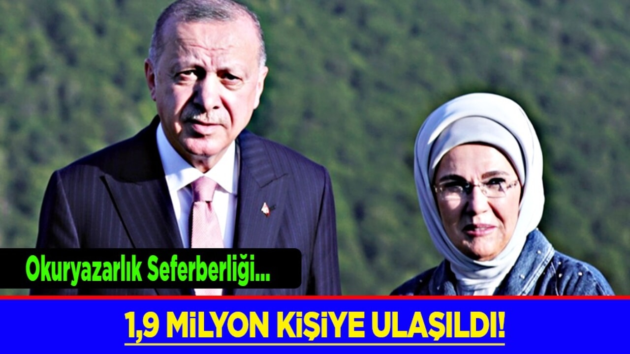 "Okuryazarlık Seferberliği" ile yaklaşık 1,9 milyon kişiye ulaşıldı