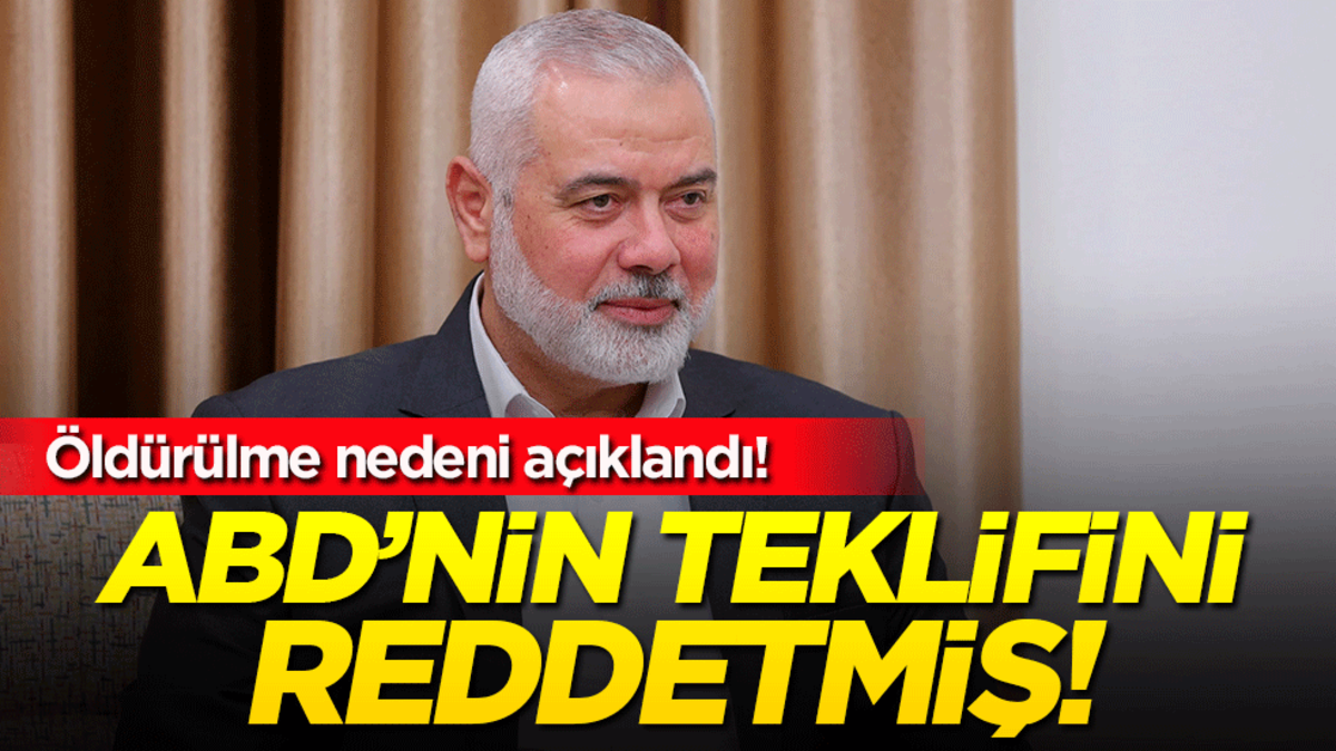 Öldürülme nedeni açıklandı: ABD'nin teklifini reddetmiş!