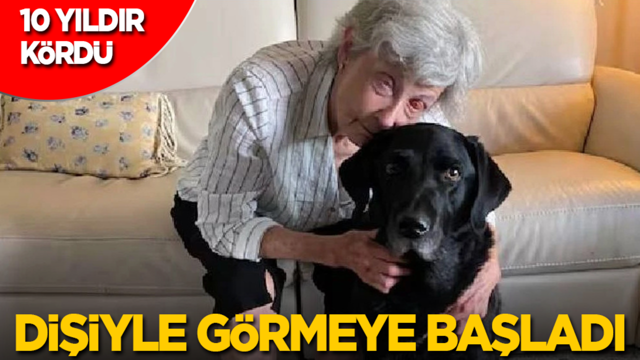 On yıldır görmüyordu, dişi sayesinde yeniden görmeye başladı!
