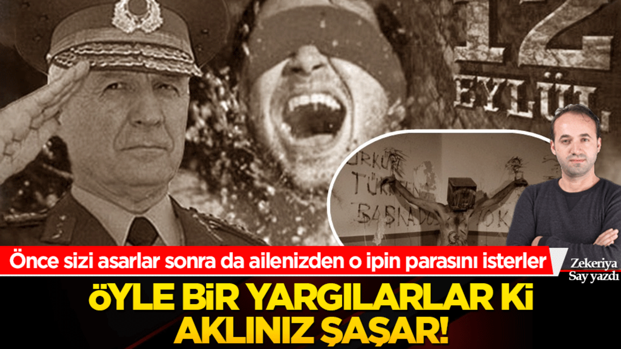 Önce sizi asarlar sonra da ailenizden o ipin parasını isterler Öyle bir yargılarlar ki aklınız şaşar!