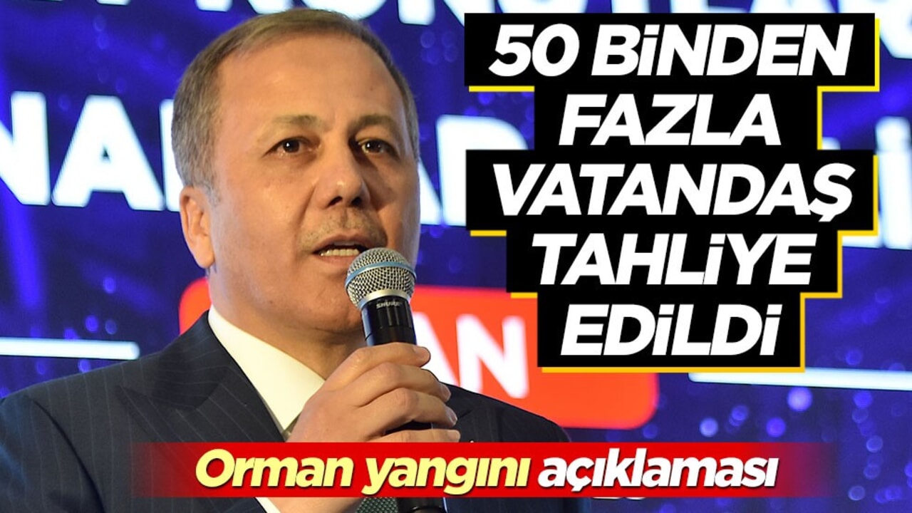 Orman yangınlarından son dakika açıklaması geldi! 50 binden fazla vatandaş tahliye edildi