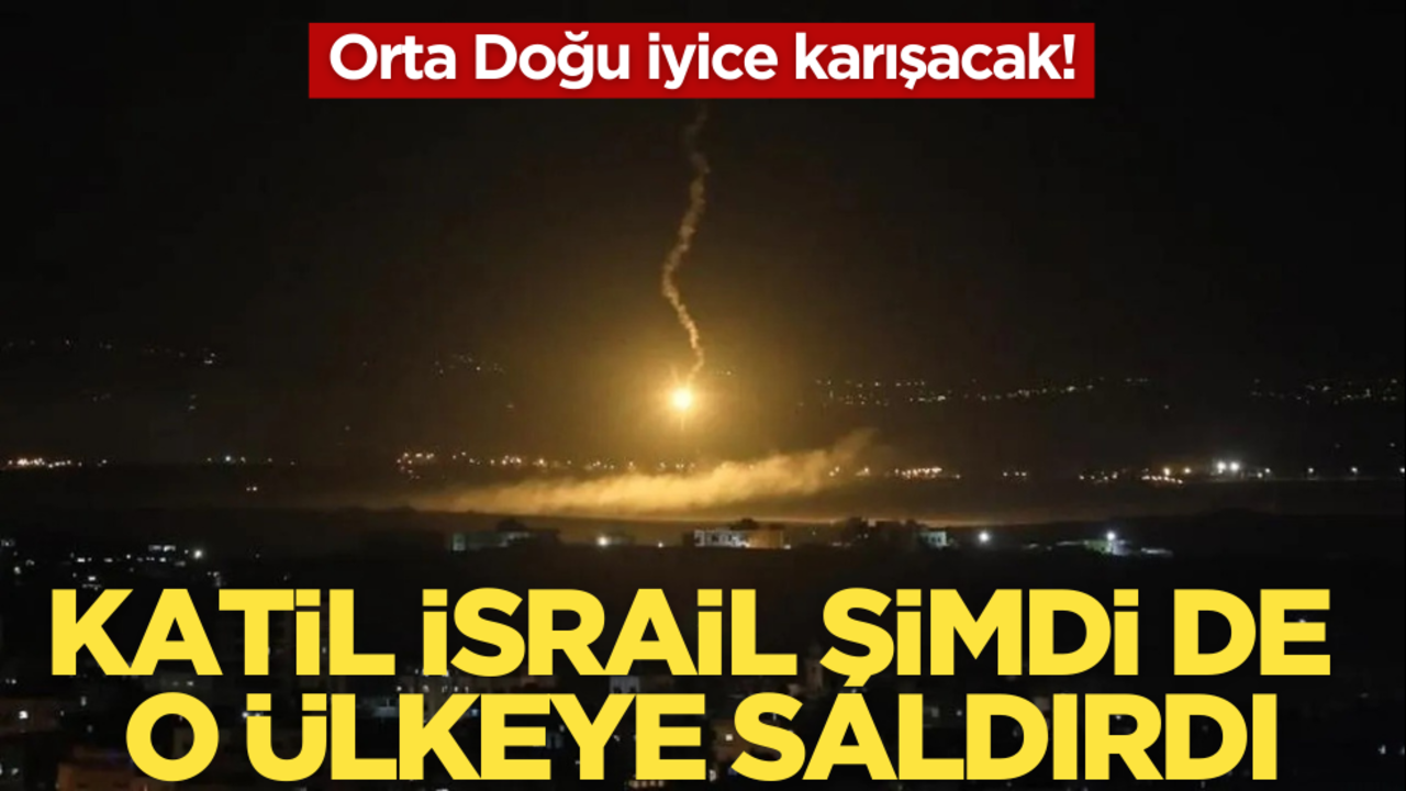 Orta Doğu iyice karışacak! Katil İsrail şimdi de Suriye’ye saldırdı