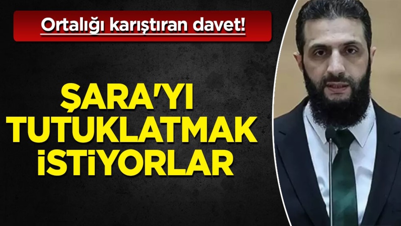 Ortalığı karıştıran davet! Ahmed El Şara'yı tutuklatmak istiyorlar! Son dakika haberi