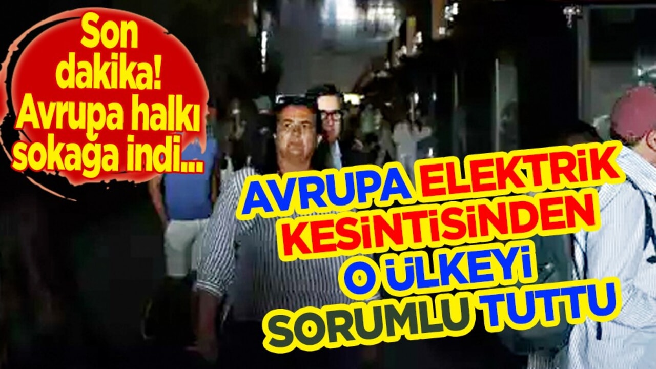 Ortalık karıştı! Avrupa elektrik kesintisinden Rusya'yı sorumlu tuttu...