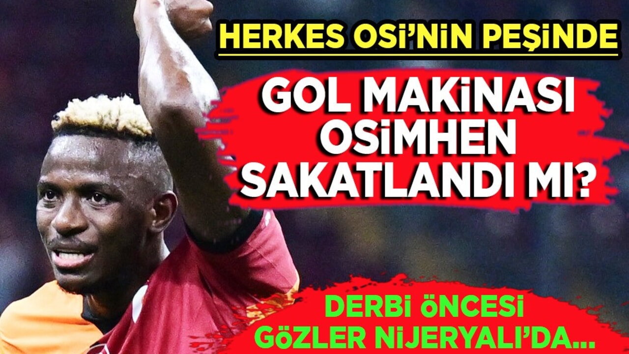 Osimhen sakatlandı mı? Osimhen'in golü Nijerya'ya yetmedi! Yıldız sert tepki gösterdi