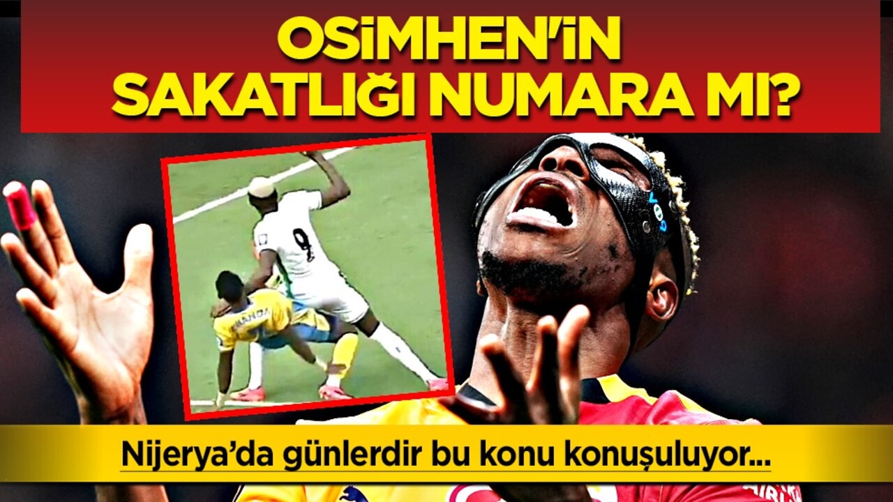 Osimhen'in sakatlığı numara mı? Galatasaray'ın yıldızına bomba etkisi oluşturacak sözler! Herkes şaşkınlık içerisinde…