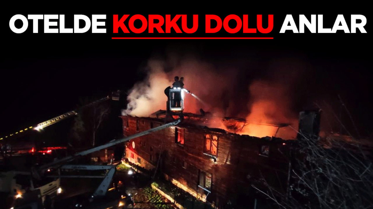 Otelde korku dolu anlar