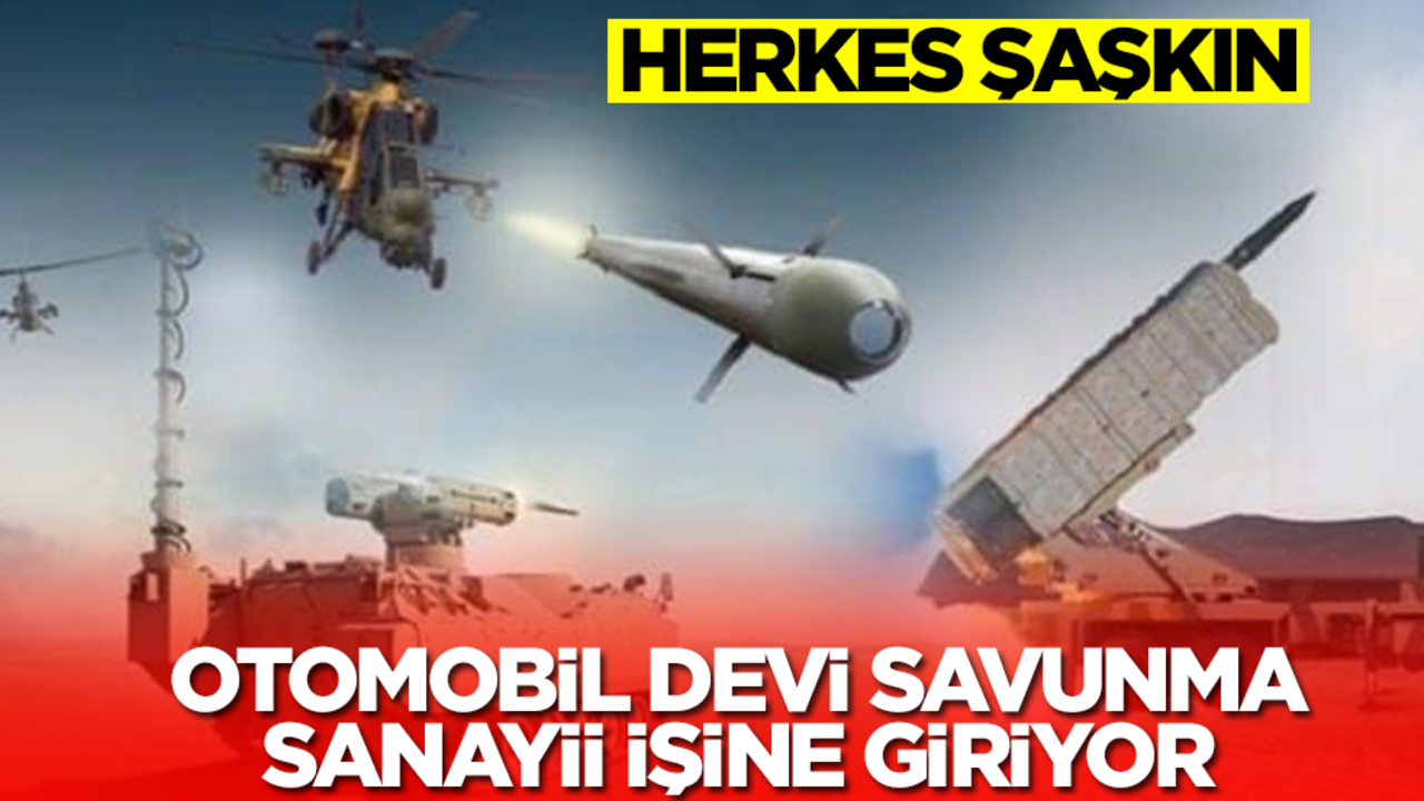 Otomobil devi savunma sanayii işine giriyor! Herkes şaşkın