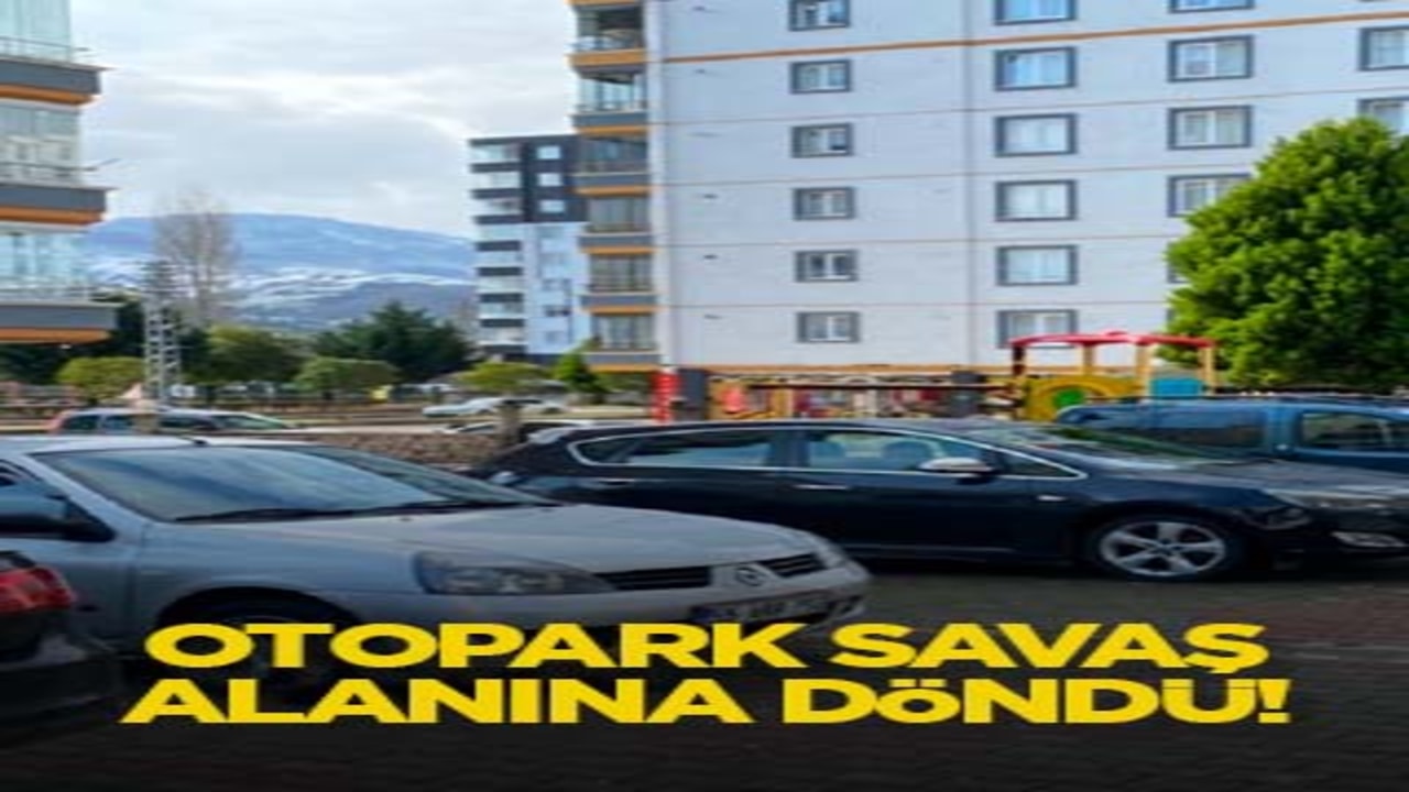 Otopark savaş alanına döndü!