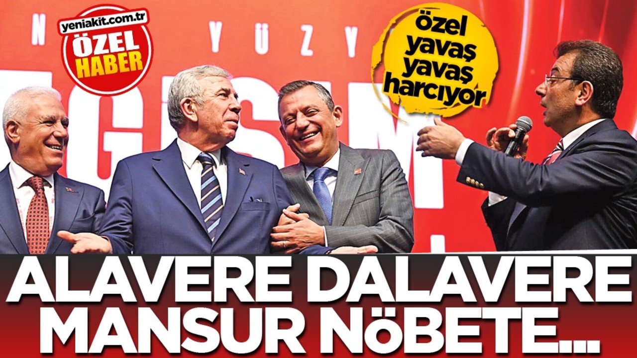 Özel yavaş yavaş harcıyor! Alavere dalavere Mansur nöbete...