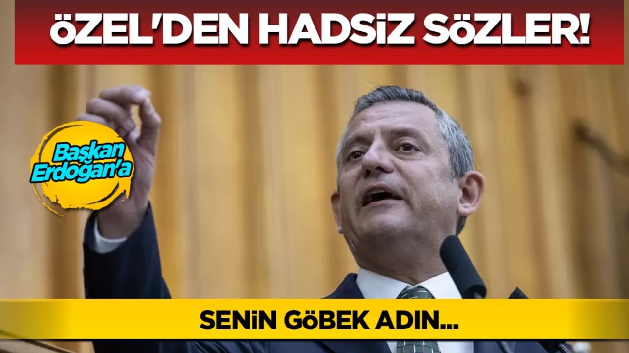 Özel'den Erdoğan'a hadsiz benzetme: 'Şaibe senin göbek adın' dedi! Meydan okudu