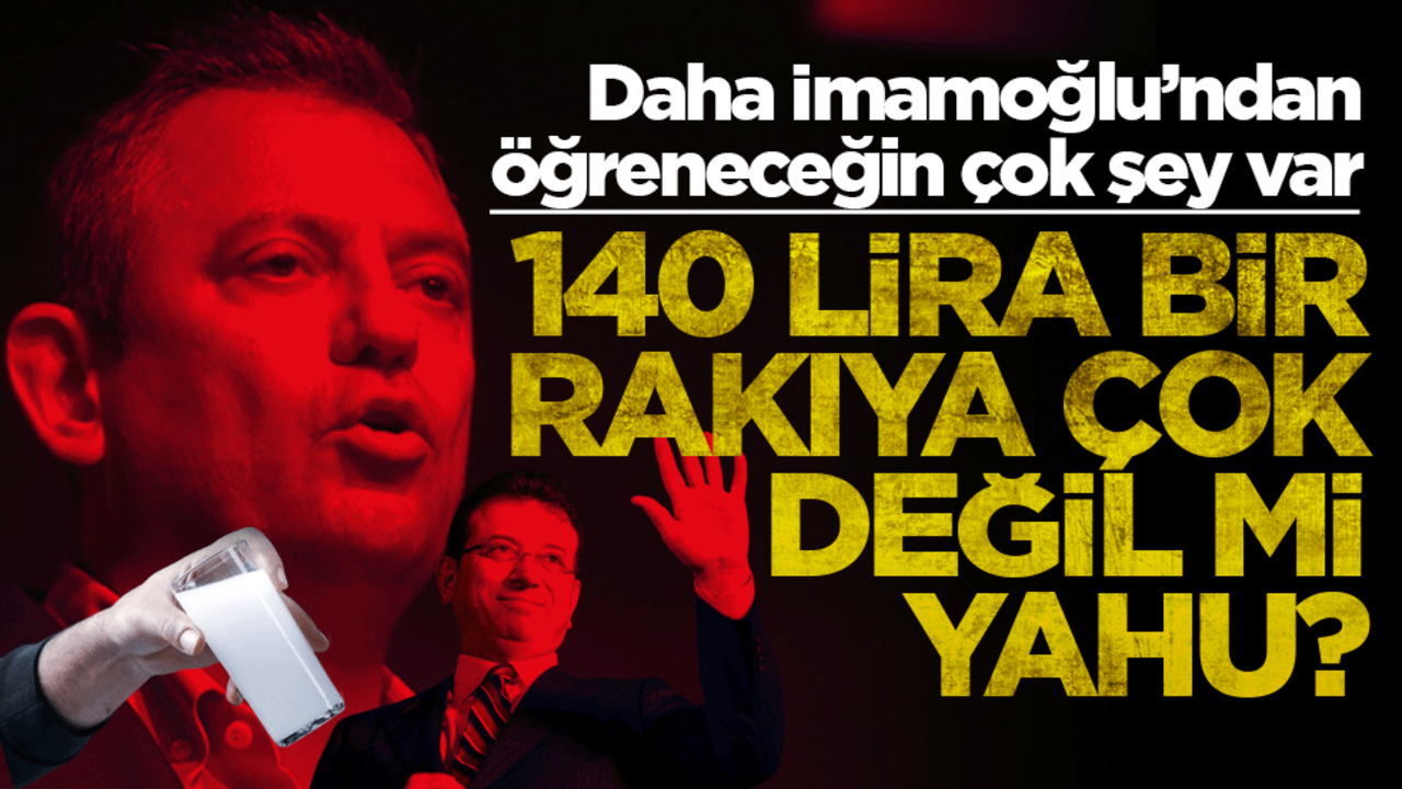 Özgür beyin İmamoğlu'ndan öğreneceği çok şey var...