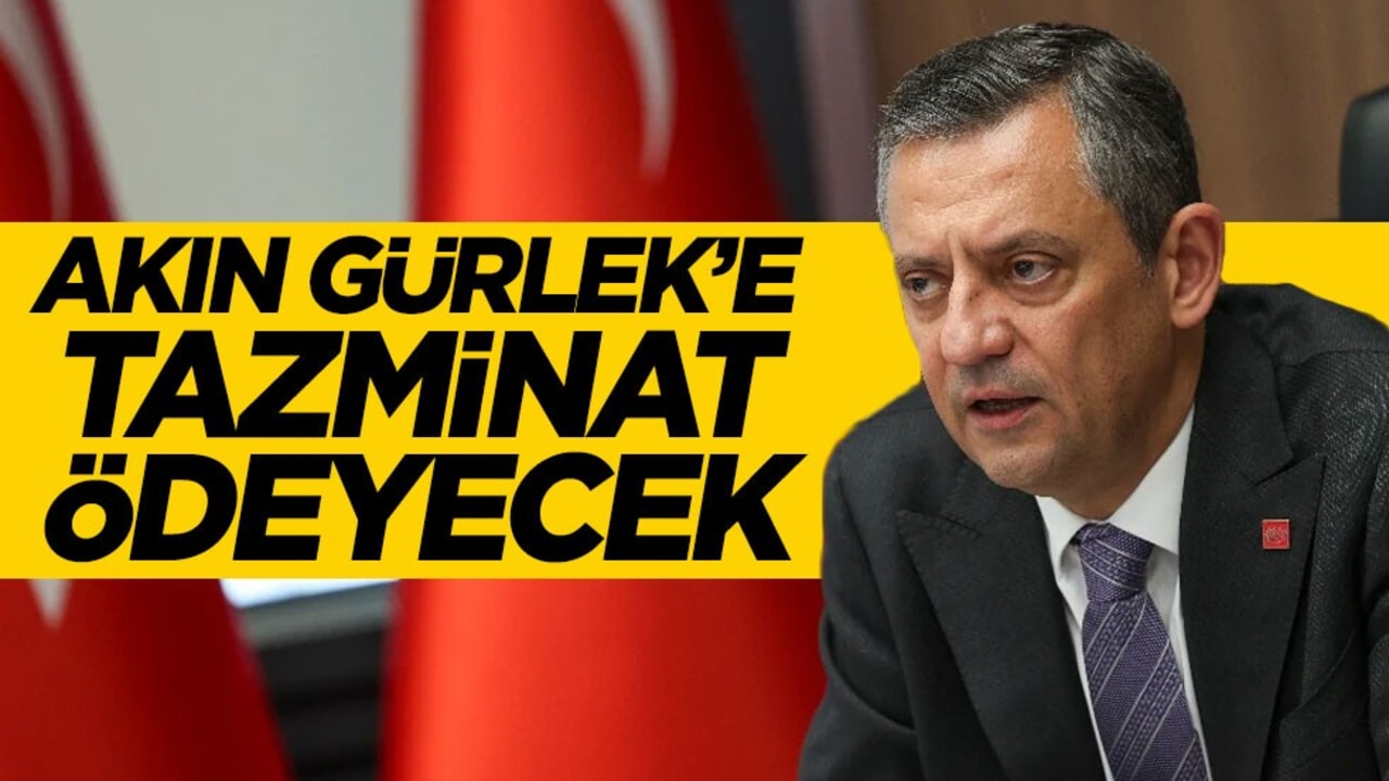 Özgür Özel, Akın Gürlek'e tazminat ödeyecek