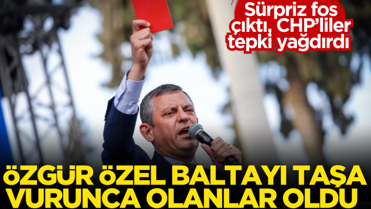 Özgür Özel baltayı taşa vurdu! Sürpriz fos çıkınca CHP’liler tepki yağdırdı