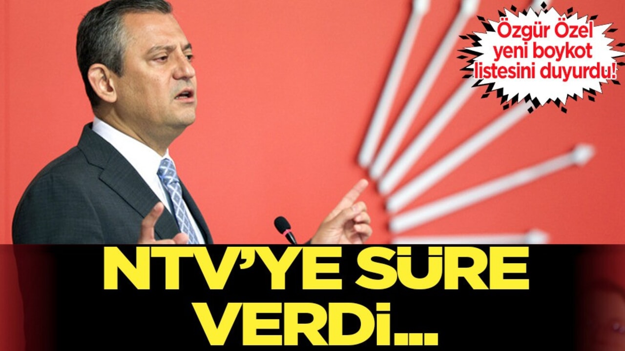 Özgür Özel biraz kalabalık görünce dağıtıyor! Yeni boykot listesini duyurdu! Sert tepki