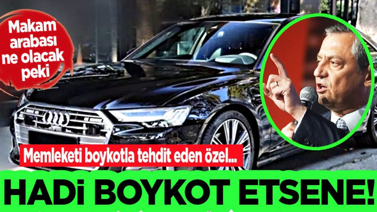 Özgür Özel boykot ettiği araca kendisi biniyor: CHP’lileri çıldırttı! İşte CHP'nin boykot listesi!