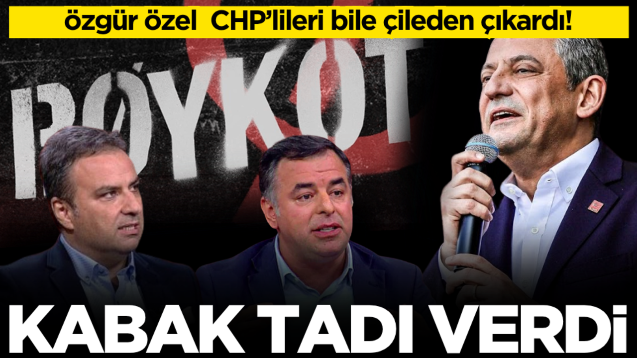 Özgür Özel CHP’lileri bile çileden çıkardı: Artık kabak tadı verdi