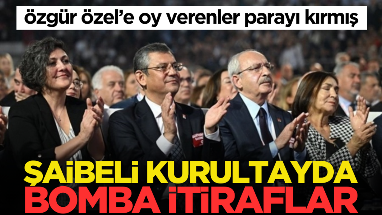 Özgür Özel’e oy verenler parayı kırmış! Şaibeli kurultayda bomba itiraflar