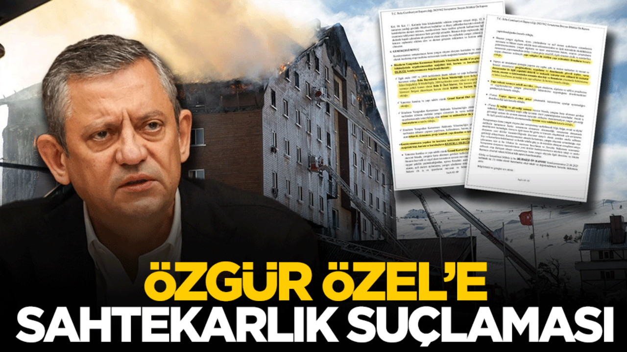 Özgür Özel’e sahtekarlık suçlaması