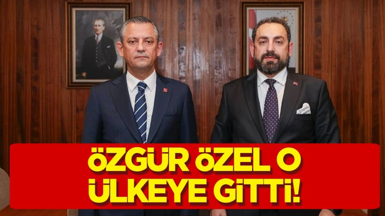 Özlem Gürses’e destek veren Özgür Özel Fas'ta: Rabat Büyükelçisi ile görüştü