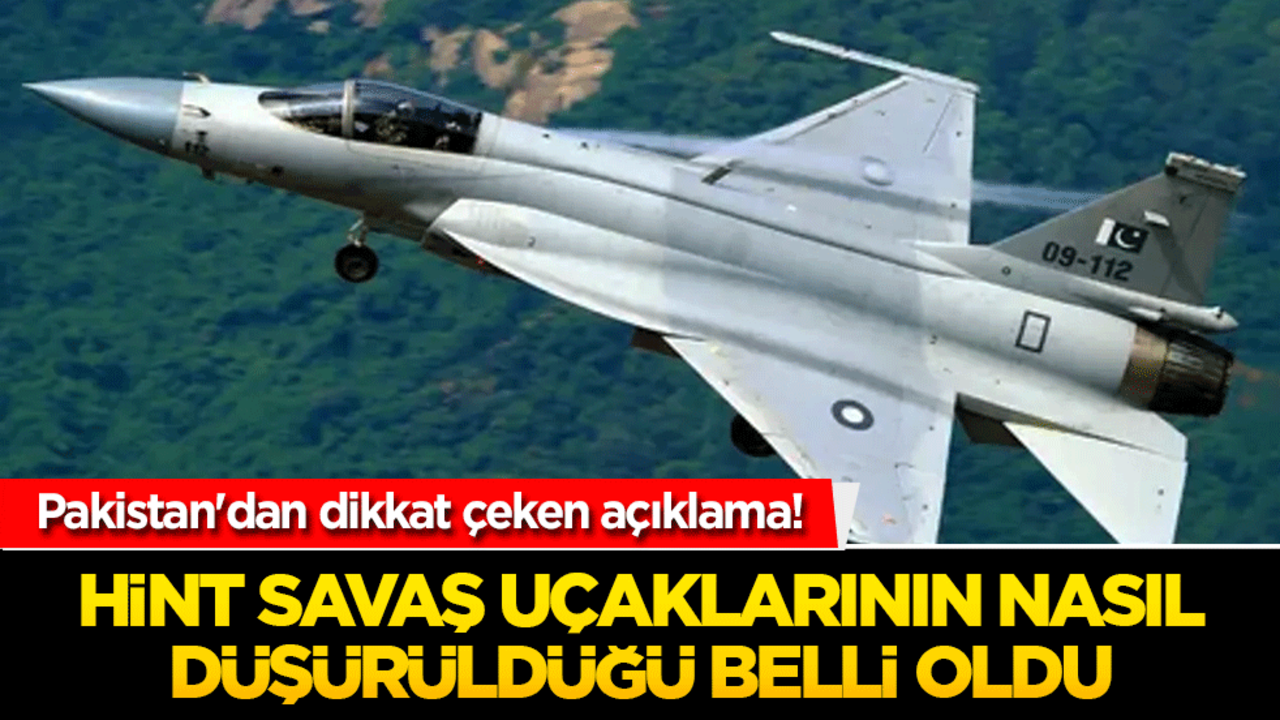 Pakistan'dan dikkat çeken açıklama: Hint savaş uçaklarını Çin yapımı J-10C'lerle düşürdük
