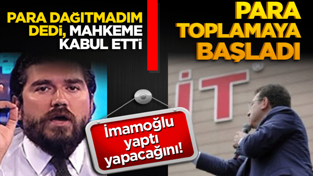 Para dağıtmadım dedi, mahkeme kabul etti! Şimdi de para toplamaya başladı