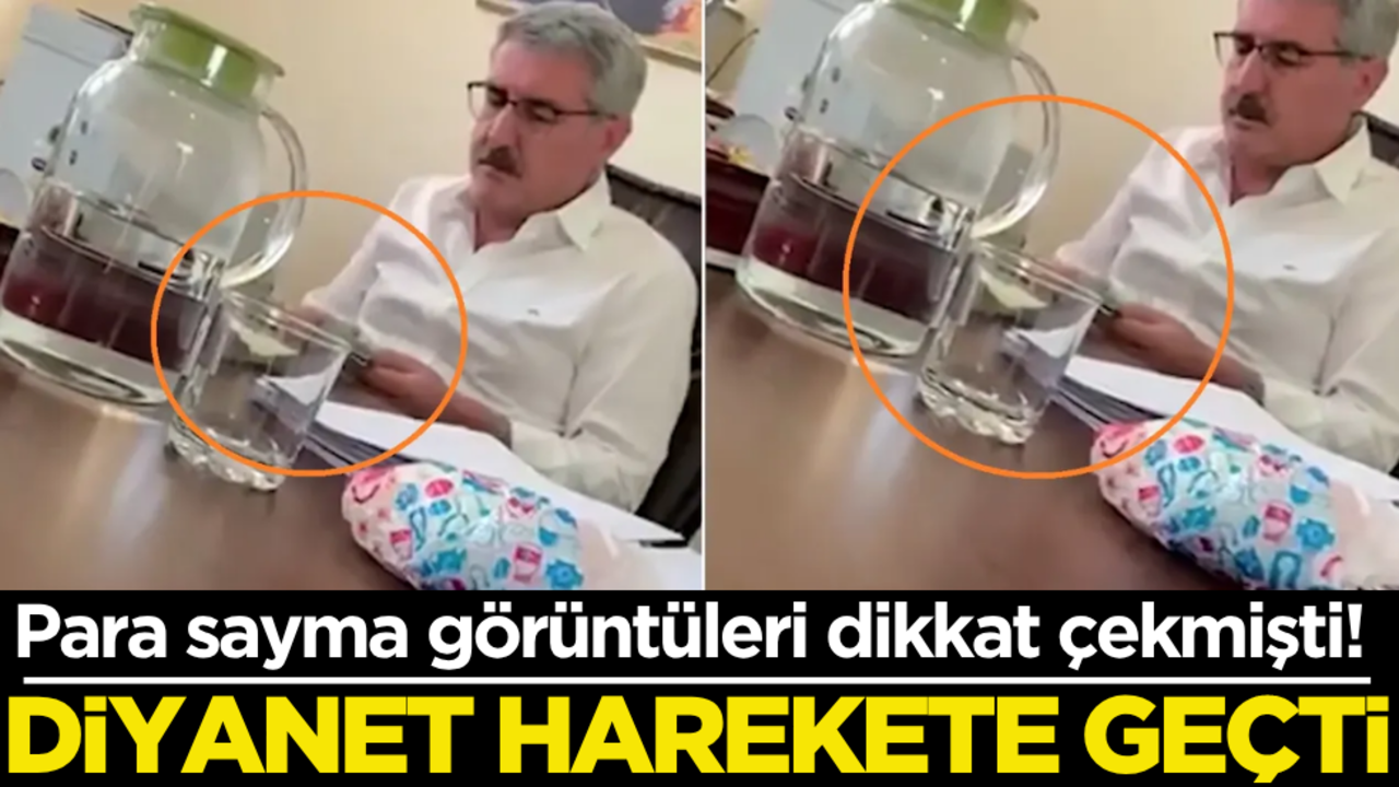Para sayma görüntüleri dikkat çekmişti! Harekete geçildi