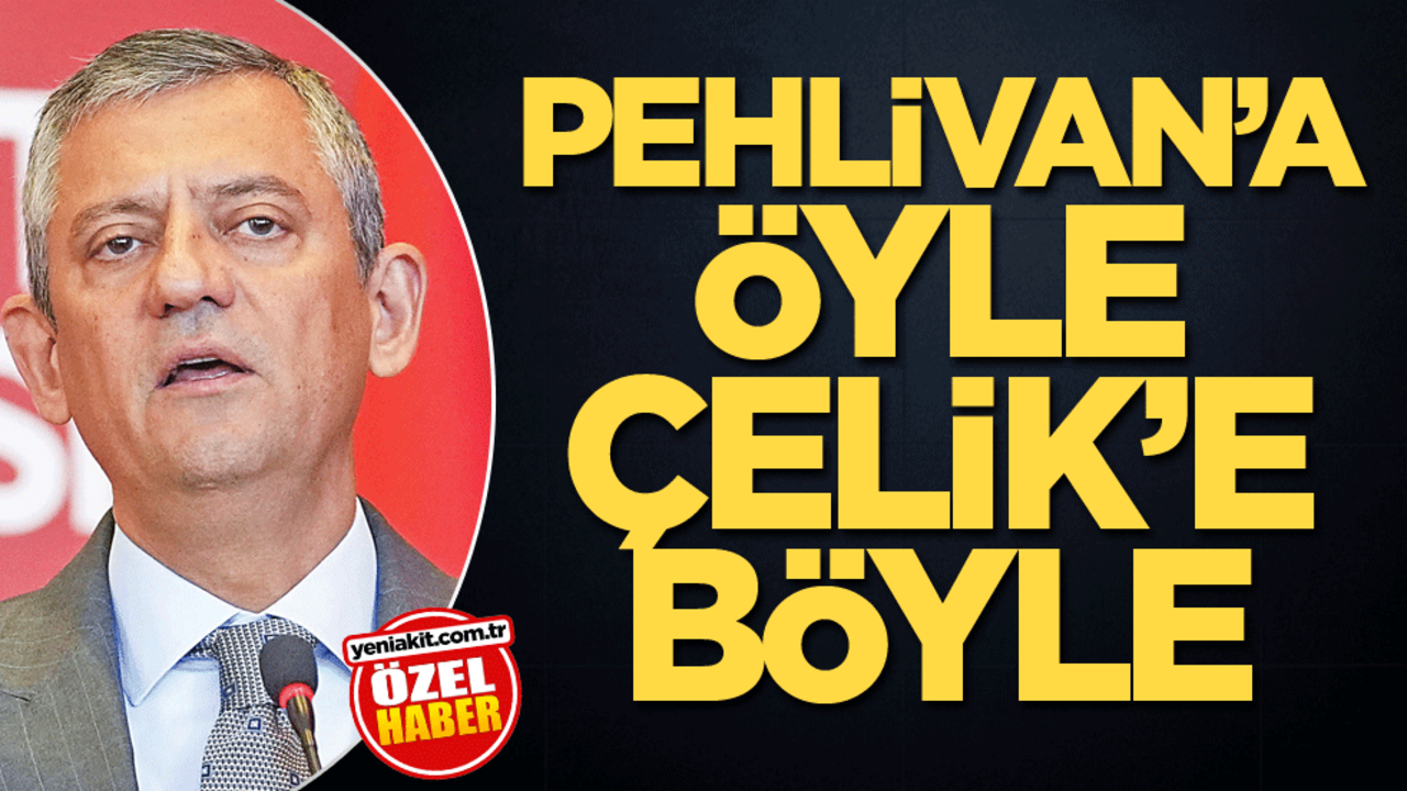 Pehlivan’a öyle, Çelik’e böyle