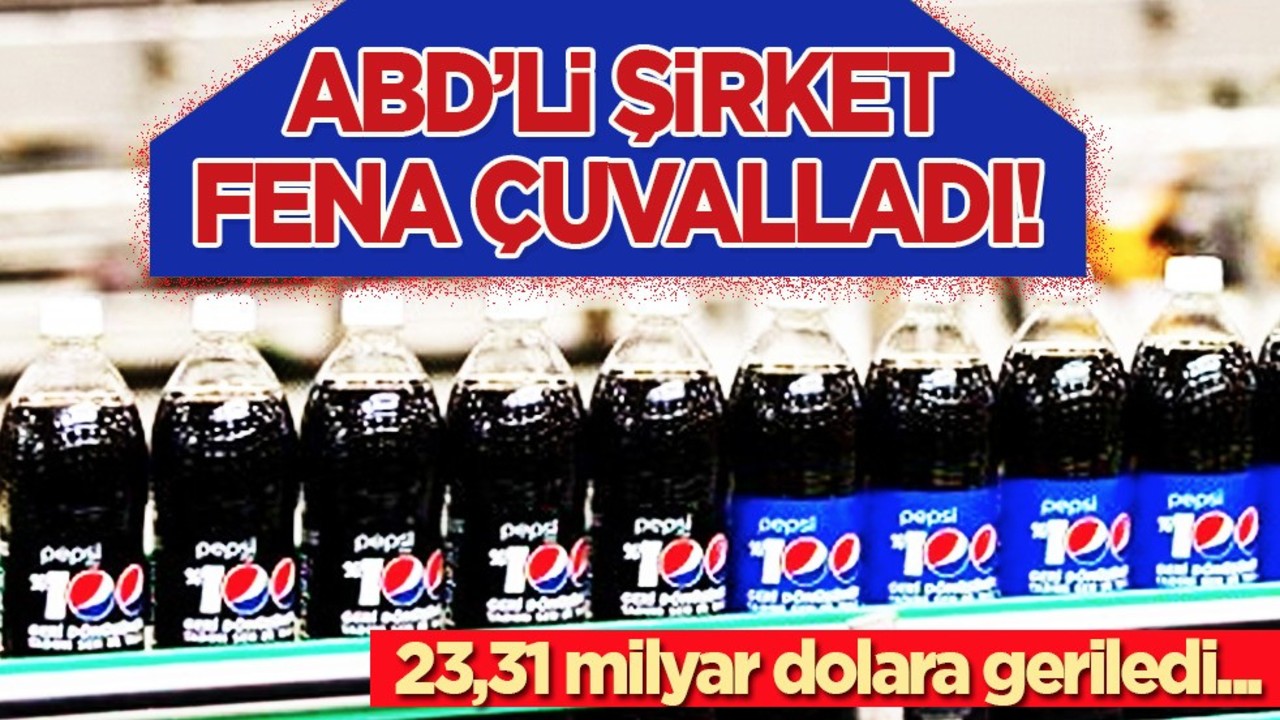 PepsiCo'nun geliri yılın üçüncü çeyreğinde azaldı: Rakamlar düştü! Planlar altüst oldu... ABD şokta