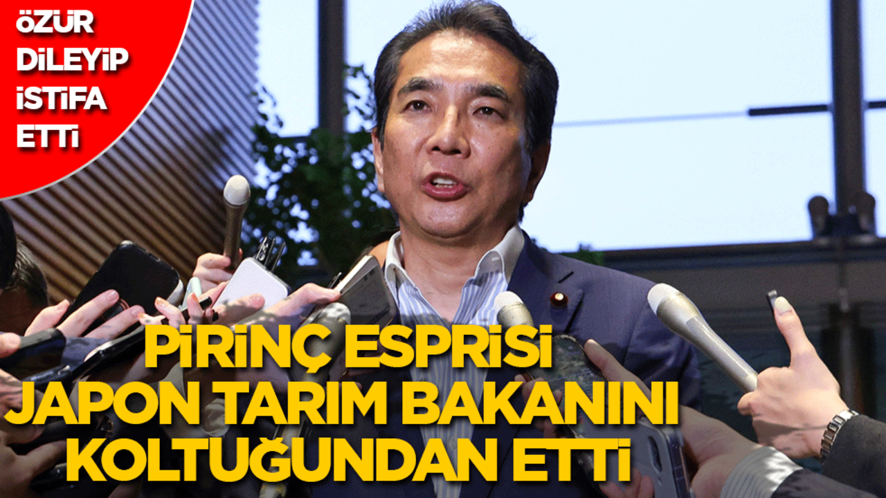 Pirinç esprisi Japon Tarım Bakanını koltuğundan etti! Özür dileyip bıraktı...