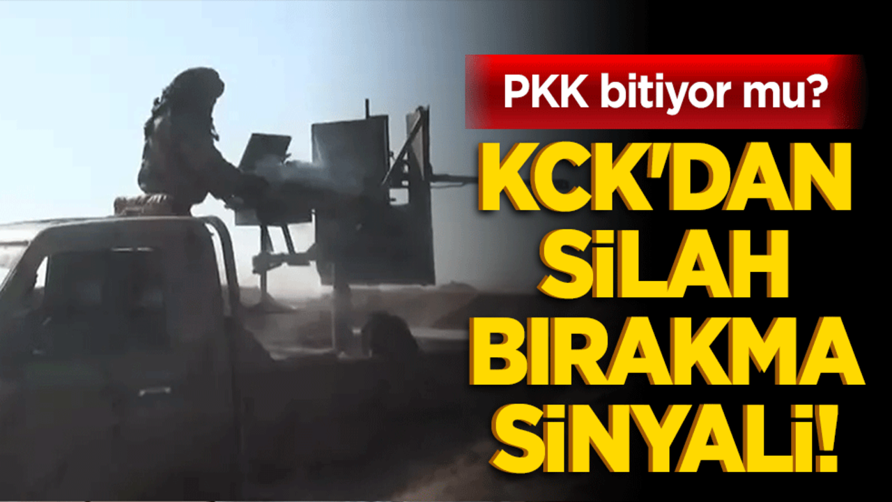 PKK bitiyor mu? KCK'dan silah bırakma sinyali!