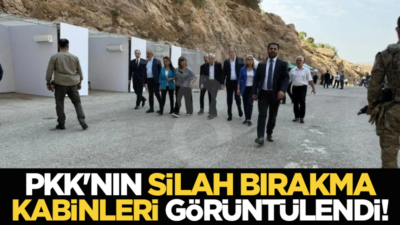 PKK'nın silah bırakma odaları görüntülendi!