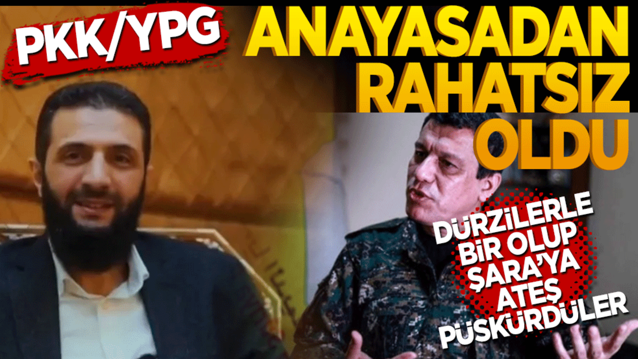PKK/YPG yeni anayasadan rahatsız: Dürzilerle bir olup Şara’ya ateş püskürdüler