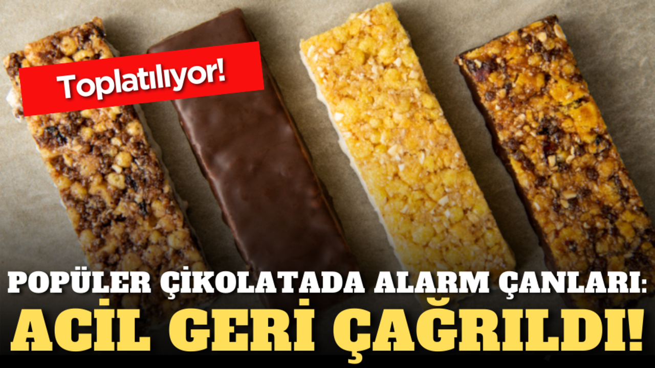 Popüler çikolatada alarm çanları: Acil geri çağrıldı!