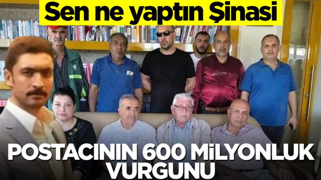 Postacının 600 milyonluk vurgunu