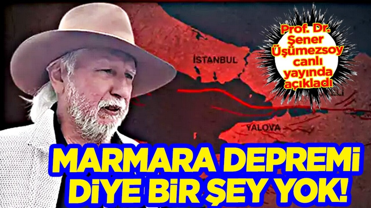 Prof. Dr. Şener Üşümezsoy: Marmara depremi diye bir şey yok, risk barındıran 2 fay var
